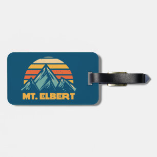 Étiquette À Bagage Mont Elbert Colorado Turquoise