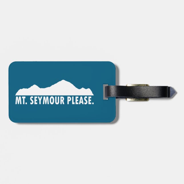 Étiquette À Bagage Mont Seymour S'il vous plaît (Dos horizontal)