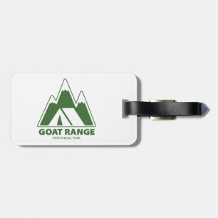 Étiquette À Bagage Montagnes du camping du parc provincial Goat Range