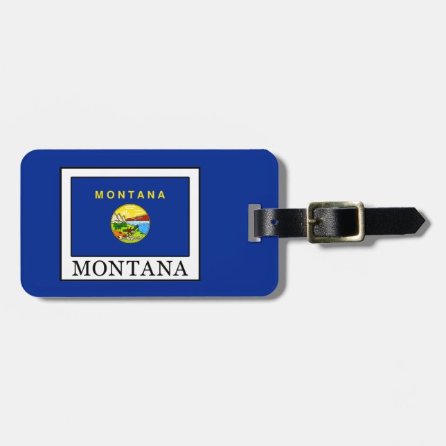 Étiquette À Bagage Montana (Devant horizontal)