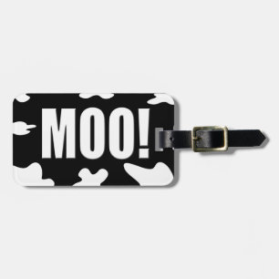 Étiquette À Bagage Moo !