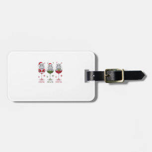 Étiquette À Bagage Moo-deng Boire Boire Verres ivres Noël Bébé
