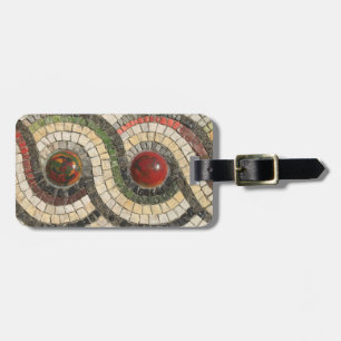 Étiquette À Bagage Mosaïques