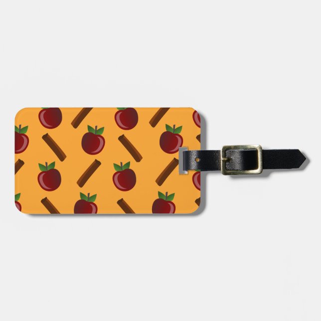 Étiquette À Bagage Motif Apple Cinnamon (Devant horizontal)
