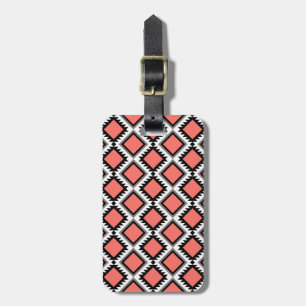 Étiquette À Bagage Motif Aztec