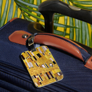 Étiquette À Bagage Motif baiser de Gustav Klimt, Art Nouveau