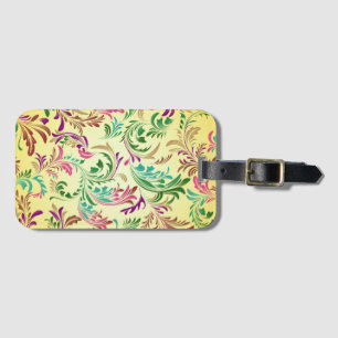 Étiquette À Bagage Motif Branches Design-78466