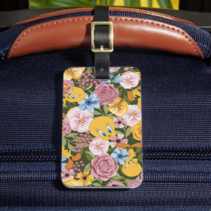 Étiquette À Bagage Motif de broderie florale TWEETY™