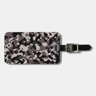 Étiquette À Bagage Motif de camouflage de brun de militaires
