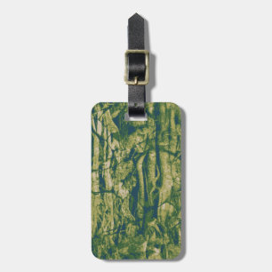 Étiquette À Bagage Motif de camouflage d'écorce d'arbre
