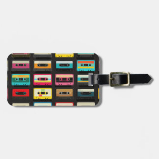 Étiquette À Bagage Motif de cassette rétro – Musique Vintage