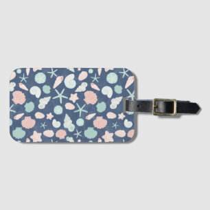 Étiquette À Bagage motif de coquillages
