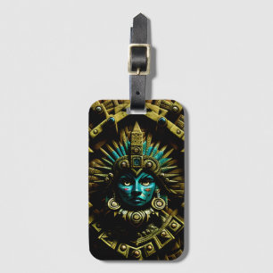 Étiquette À Bagage Motif de design Aztec deux