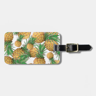 Étiquette À Bagage Motif de l'ananas tropical Yummy