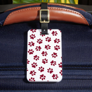 Étiquette À Bagage Motif De Pâtes, Poches De Chien, Pâtes De Bourgogn