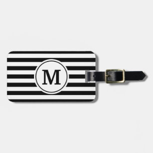 Étiquette À Bagage Motif de rayures
