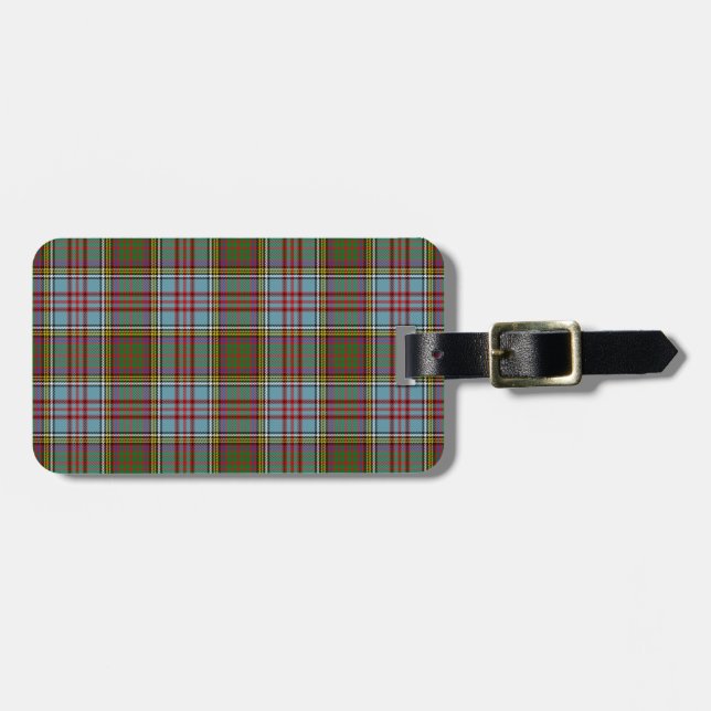 Étiquette À Bagage Motif de tartan d'Anderson (Devant horizontal)