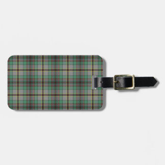 Étiquette À Bagage Motif de tartan de Craig