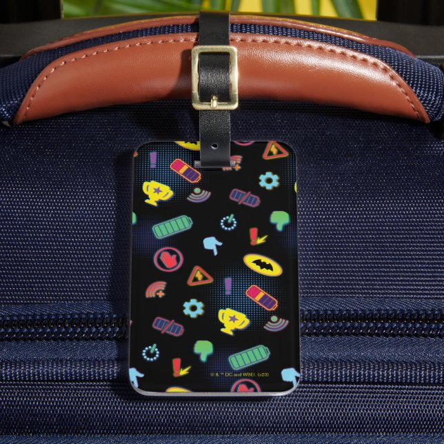 Étiquette À Bagage Motif d'icône de véhicule Batwheel™ (Insitu Rectoal 2)