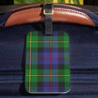 Étiquette À Bagage Motif écossais