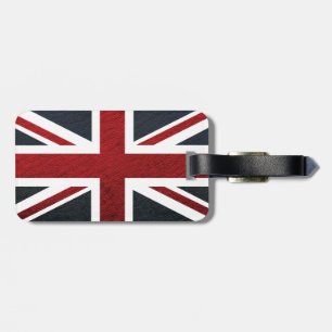 Étiquette À Bagage Motif en cuir Union Jack les Anglais (R-U) Fla de