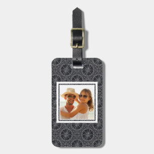 Étiquette À Bagage Motif fait sur commande de boussole de rose de