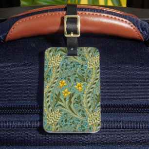 Étiquette À Bagage Motif Floral Classique Narcisse William Morris