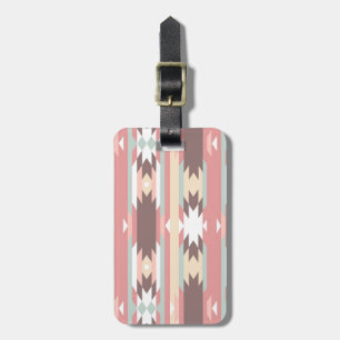 Étiquette À Bagage Motif géométrique dans le style aztèque 2