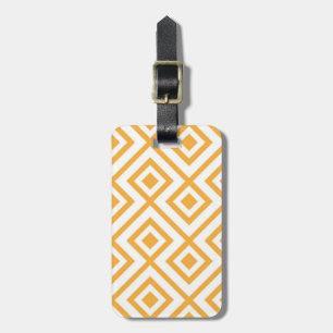 Étiquette À Bagage motif géométrique en forme de lozenge