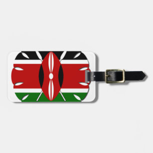 Étiquette À Bagage Motif kenyan rond : un symbole national