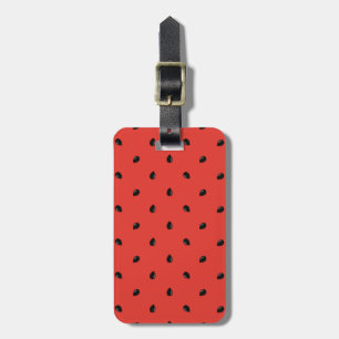 Étiquette À Bagage Motif minimaliste des graines de pastèque