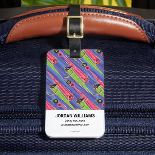 Étiquette À Bagage Motif Miraculaire Kwamis Tikki & Plagg