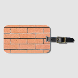 Étiquette À Bagage Motif mur en brique