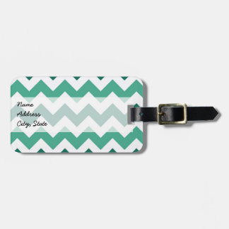Étiquette À Bagage Motif tendance Chevron Zigzag 6