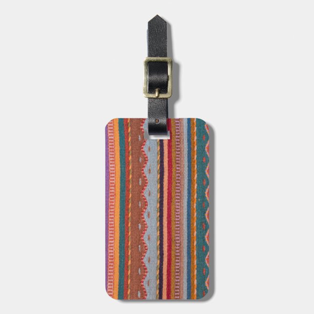 Étiquette À Bagage Motifs de tapis (Devant Vertical)