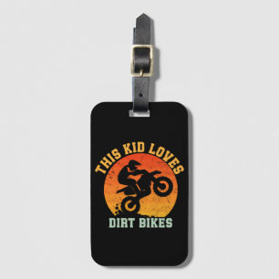 Étiquette À Bagage motocross,moto,vélo,vélo tout terrain,drôle,terre,