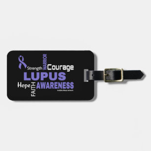 Étiquette À Bagage Mots...Lupus