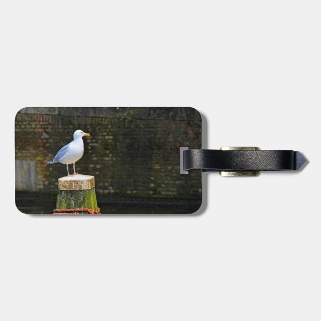 Étiquette À Bagage Mouette (Dos horizontal)