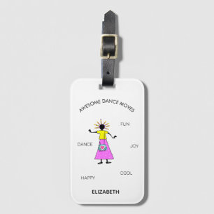 Étiquette À Bagage Mouvements de danse motivants et géniaux