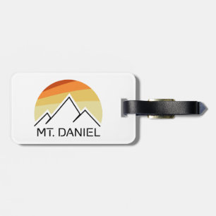 Étiquette À Bagage Mt. Daniel Washington Retro