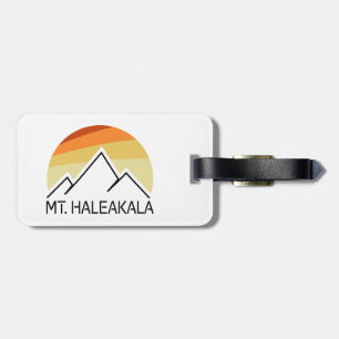 Étiquette À Bagage Mt. Haleakala Retro