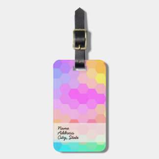 Étiquette À Bagage Multicolore Chevron Motif sans couture