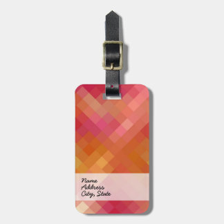 Étiquette À Bagage Multicolore Chevron Motif sans couture 6