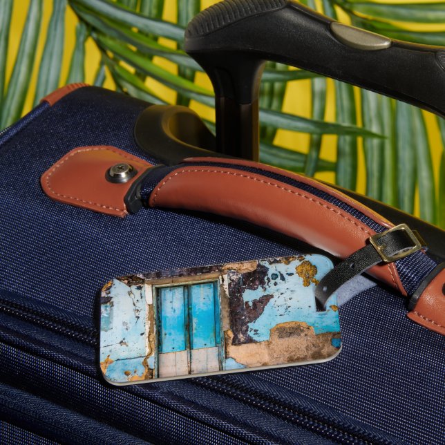 Étiquette À Bagage Mur bleu et porte (Insitu Rectoal 3)