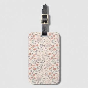 Étiquette À Bagage Murmures de fleurs sauvages printanières