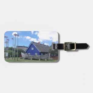 Étiquette À Bagage Musée des pêcheurs, Nida, LITUANIE -