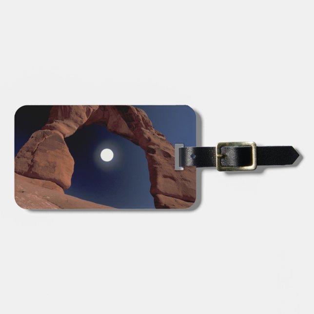 Étiquette À Bagage NA, USA, Utah, Arches National Park. Délicate (Devant horizontal)