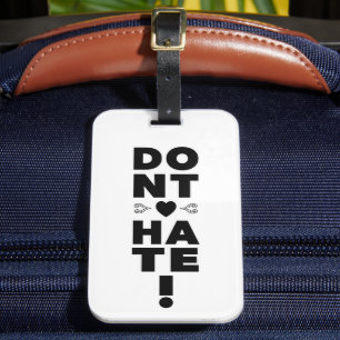 Étiquette À Bagage N'aimez pas les BLANCS