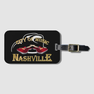 Étiquette À Bagage Nashville. City of music