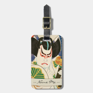 Étiquette À Bagage Natori Shunsen Bando Hikosaburo trente-six Kabuki